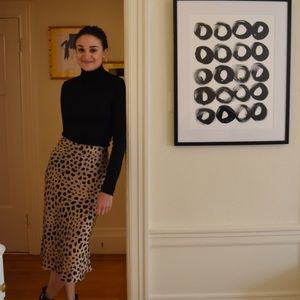 Realisation Par NAOMI leopard skirt